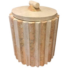 Tessellated Marble Ice Bucket 6
