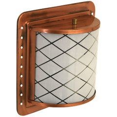 Half Lantern Style Copper Wall Sconce by Moe Light