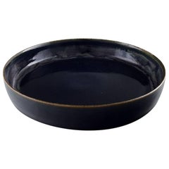 Beautiful Stoneware Dish by Edith Sonne for Bing & Grøndahl