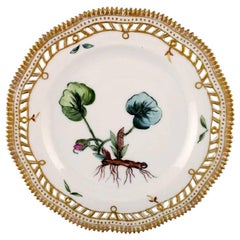 Royal Copenhagen Flora Danica Pierced Plate # 20/3554