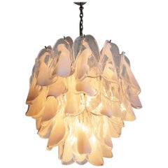 Italian Vintage Murano Chandelier Mazzega 41 "Rondini" Glass 3