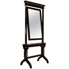 19th Century French Cheval Mirror