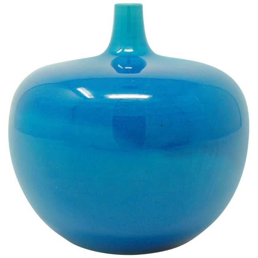 Carl-Harry Stålhane for Rorstrand Porcelain Vase with Crackle Glaze
