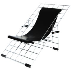 Folding Grid Chair by Henner Kuckuck, USA, 1996, Rubber and Metal