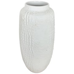 Original 1970s Porcelain Op Art Vase Made by AK Kaiser, Germany
