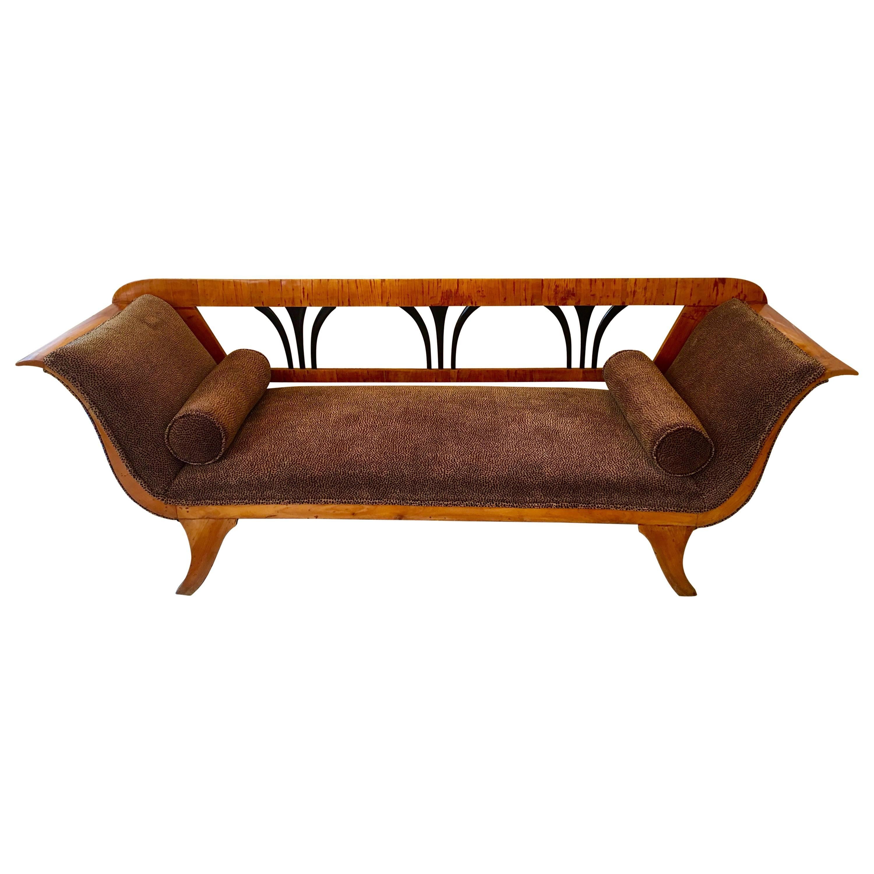 19th Century Austrian Biedermeier Sofa For Sale