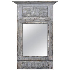 19th Century Swedish Painted Wall Mirror