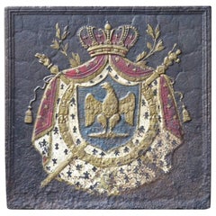 Antique 19th Century French 'Eagle of Napoleon' Fireback
