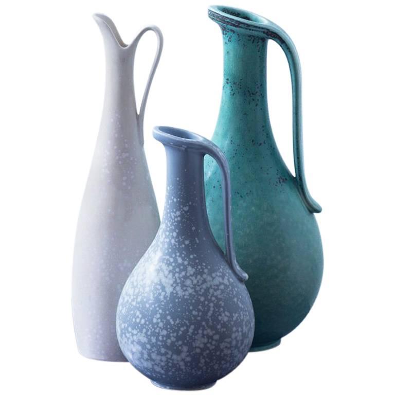 Stoneware Vases by Gunnar Nylund for Rörstrand, Sweden