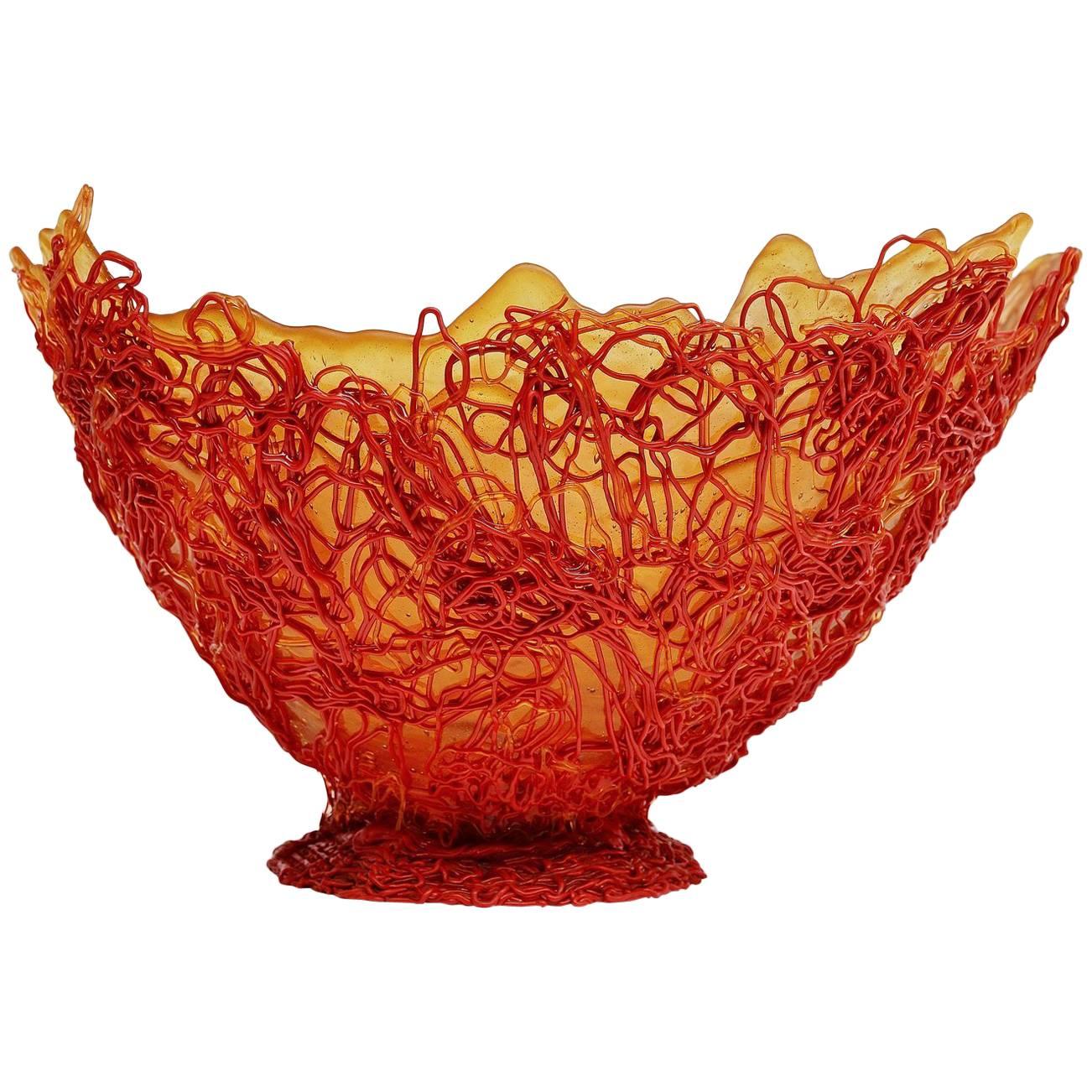 Gaetano Pesce Extra Large Spaghetti Bowl for Fish Design, 2004 For Sale