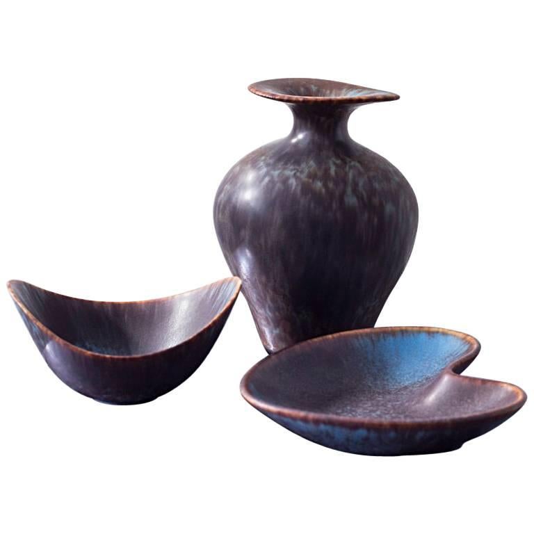Set of Mid-Century Swedish Ceramics by Gunnar Nylund for Rörstrand