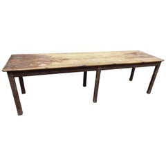 Antique Late 19th Century French Refectory Table