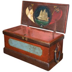 19th Century Welsh Seaman's Sea Chest