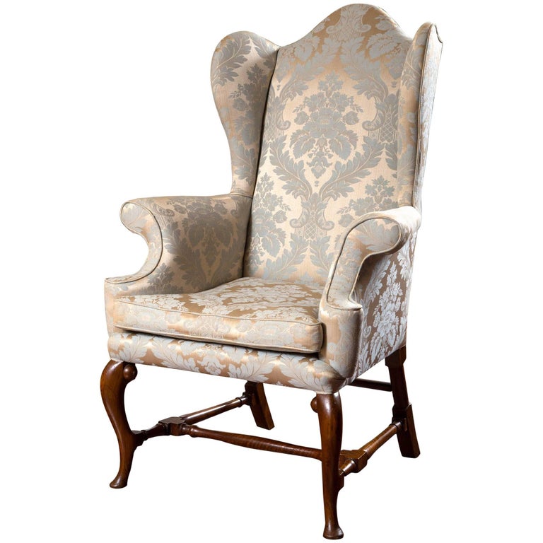 19th Century English Wing Chair For Sale at 1stDibs