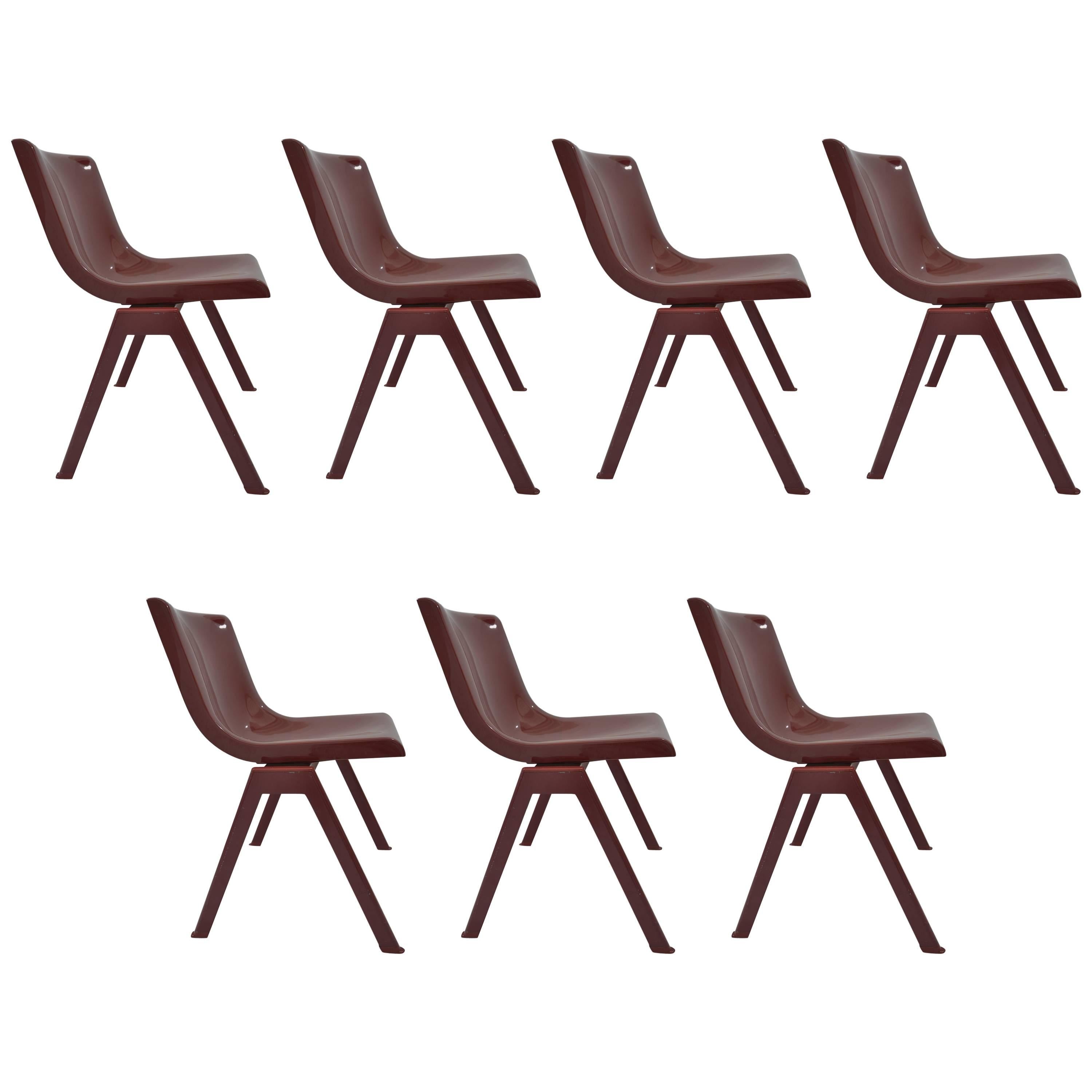 Synthesis-Stühle von Ettore Sottsass für Olivetti
