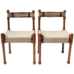 Pair of Campaign Chairs