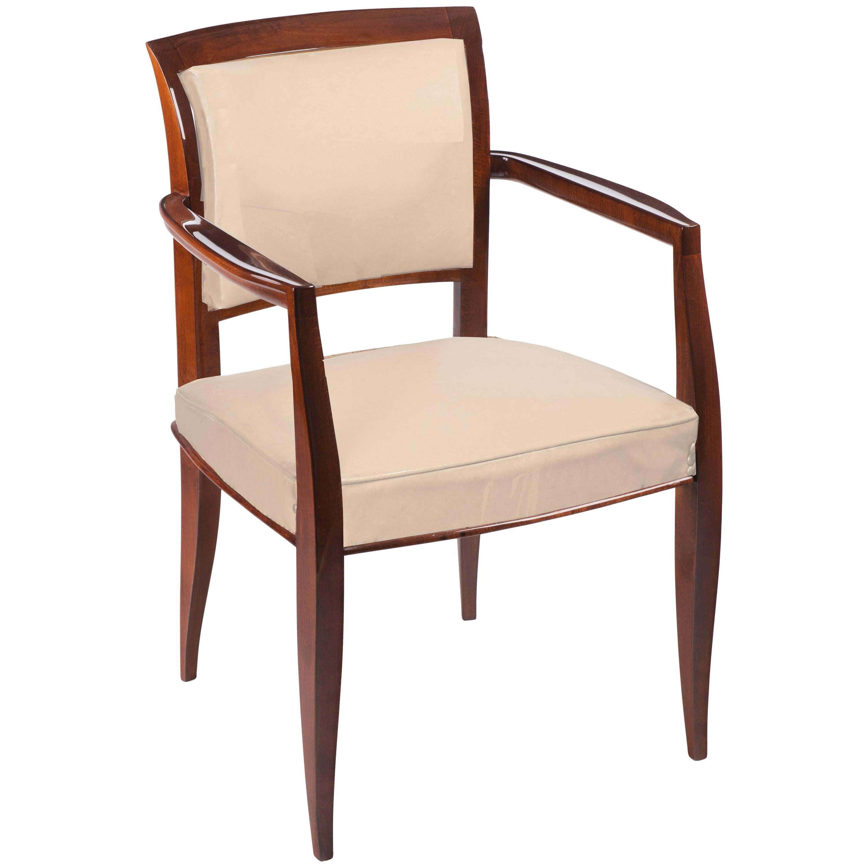 Armchair by Alfred Portanuve For Sale