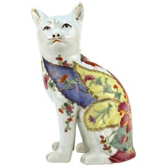 Chinese Tobacco Leaf Cat Sculpture