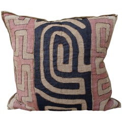 Large African Kuba Cloth Pillow 11