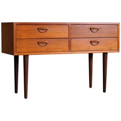 Kai Kristiansen Small Console or Double Dresser for Feldballes Møbelfabrik