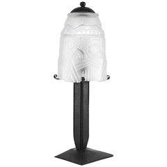 Charles Piguet French Art Deco Table Lamp, 1925 5