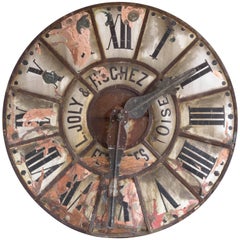 Large 19th Century, French Clock Face 8