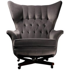 Fauteuil de salon pivotant moderne du milieu du siècle dernier, modèle 62 de G Plan