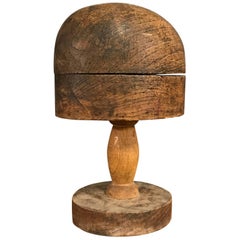 Antique Oak Hat Stand
