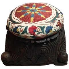 Suzani Foot Stool