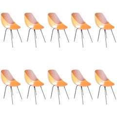 Set of Ten Vittorio Nobili Medea Chairs