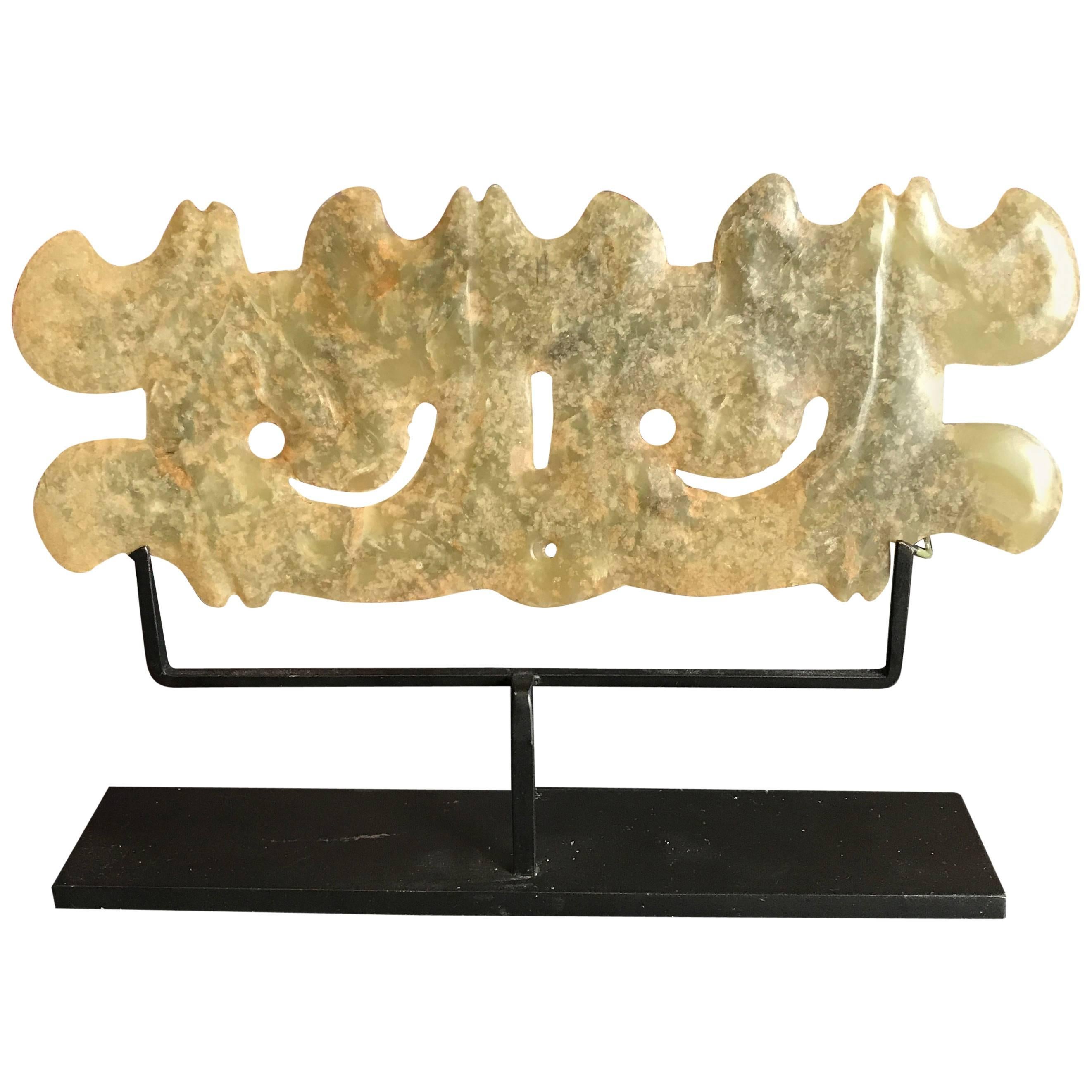 China Ancient Hongshan Culture Jade "Cloud & Hook" Ornament, 3500-3000 BC