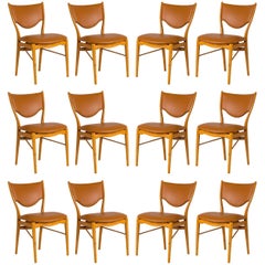 Set of 12 Finn Juhl BO-63 Dining Chairs