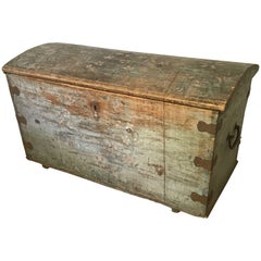 Antique Belgian Painted Chest, circa 1850