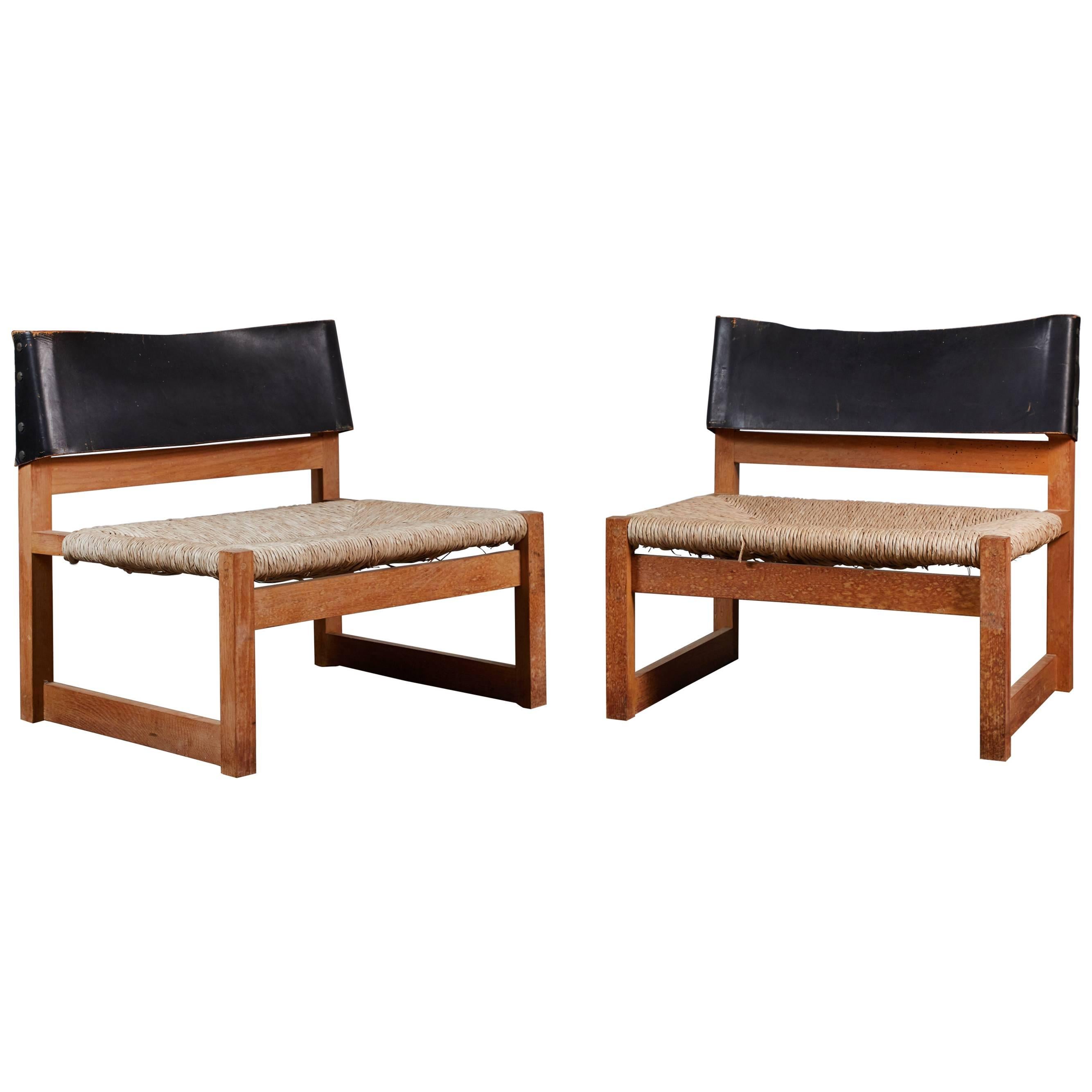 Pair of Lounge Chairs by Javier Carvajal