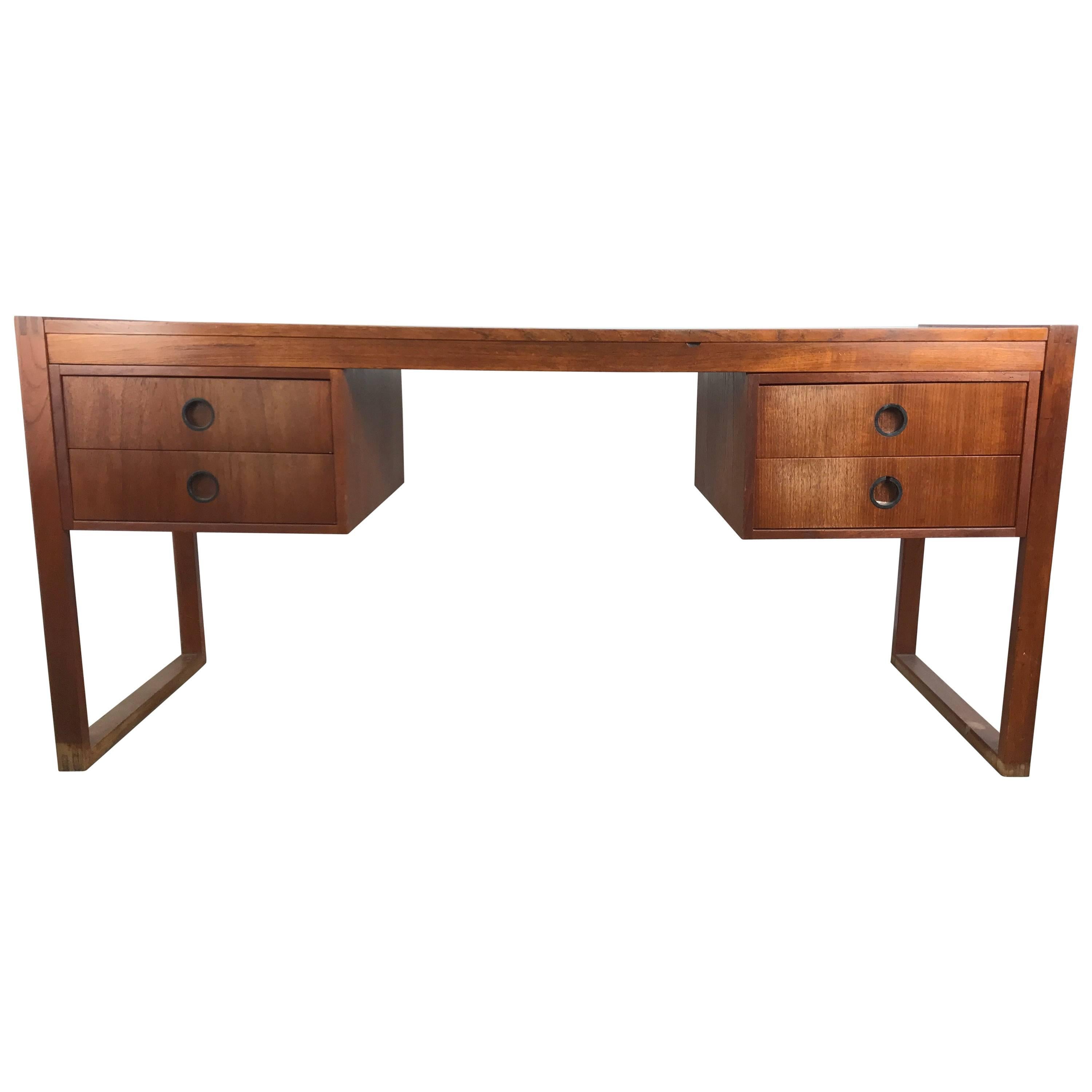 Danish Modern Teak Desk by Dansk, Denmark