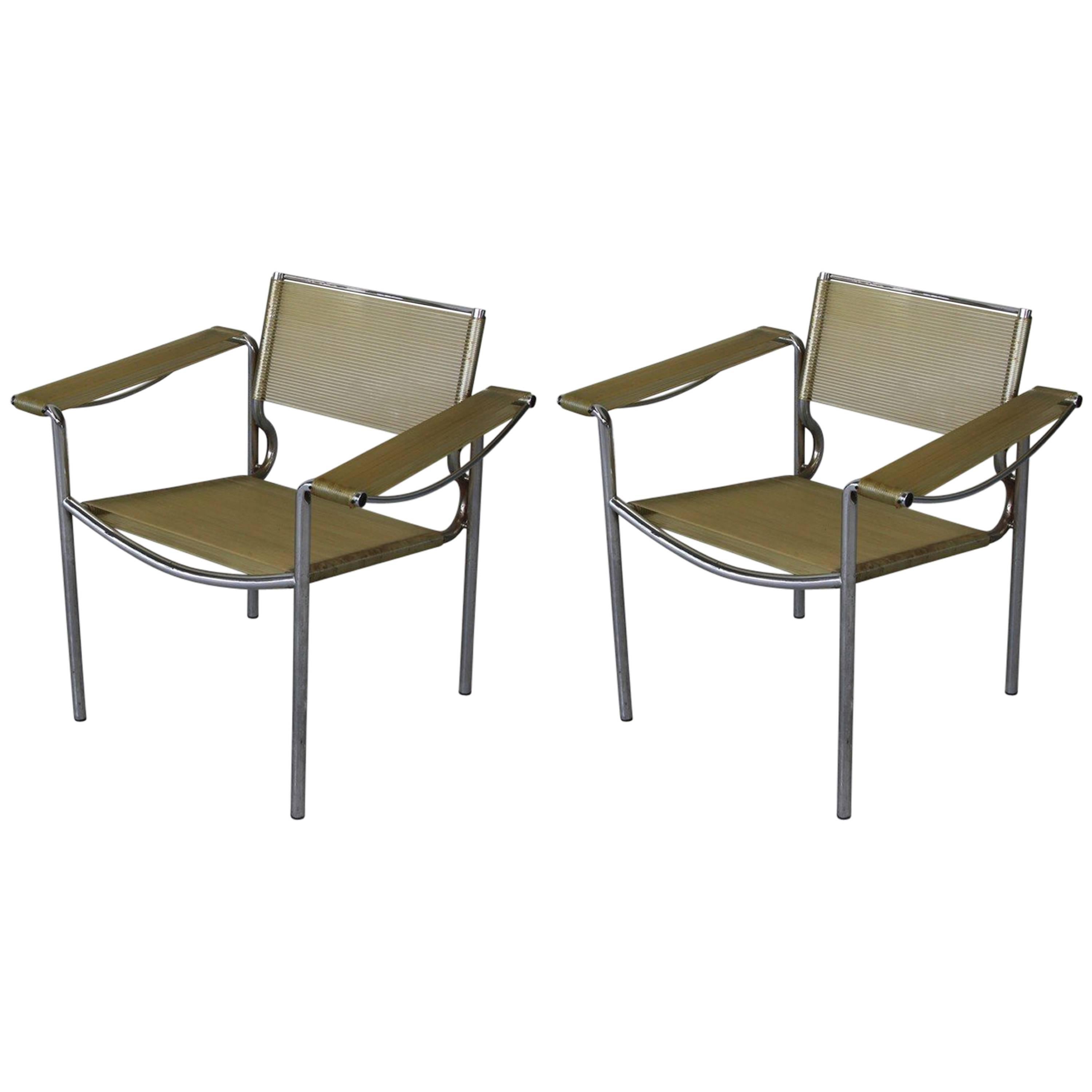Pair of Armchairs by Giandomenico Belotti For Sale