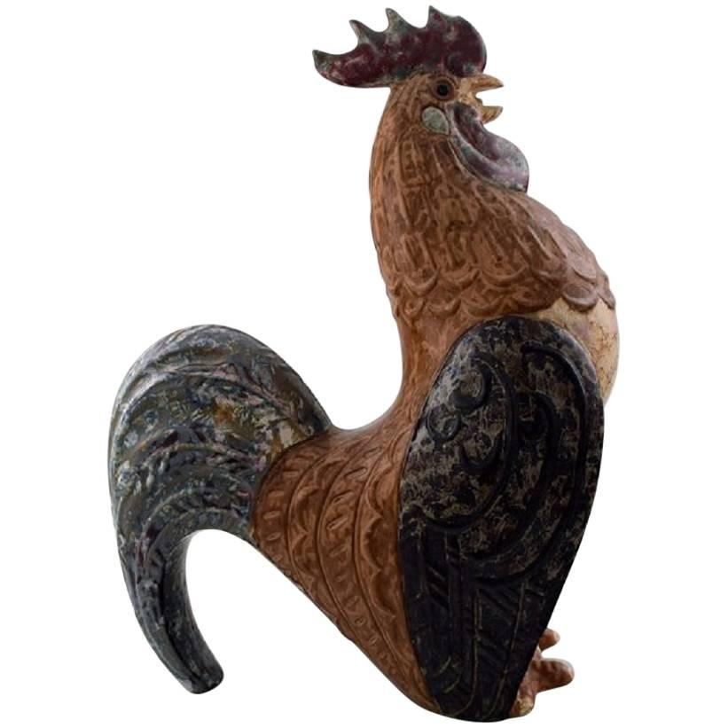 Lladro, Large Rooster of Ceramics