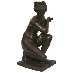 Barbedienne Bronze of a Reduce Model of the "Venus Accroupie"