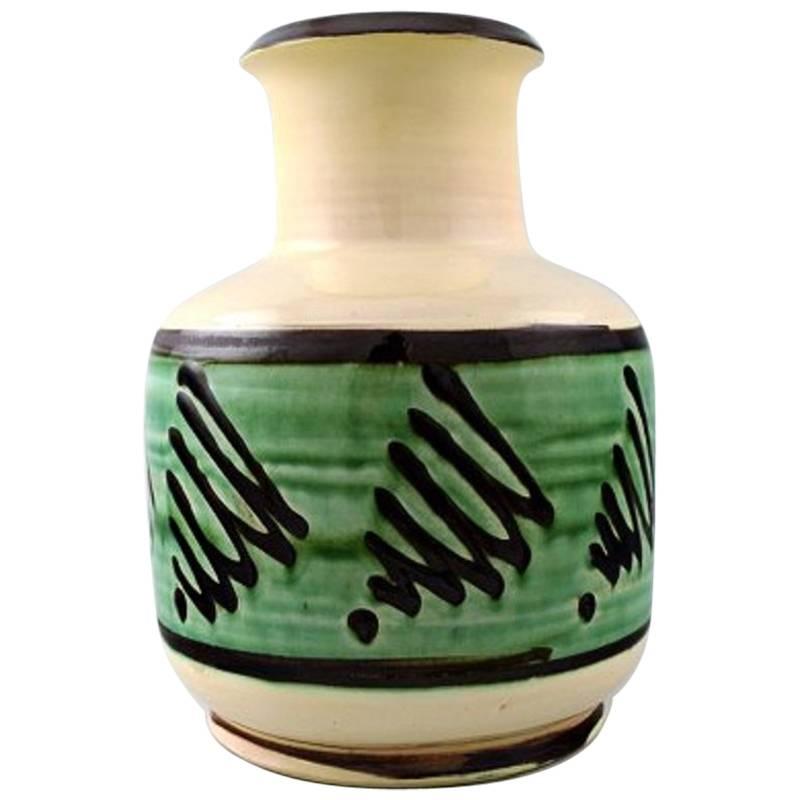 Kähler, Denmark, Glazed Stoneware Vase, 1930s
