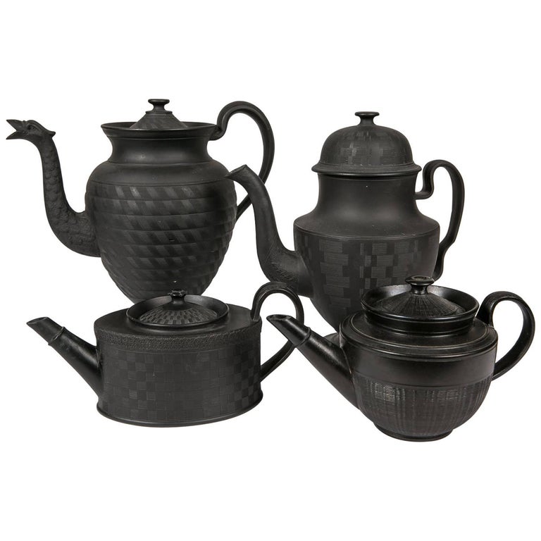 Antique Black Basalt Teapots and Coffee Pots at 1stdibs