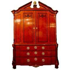 Dutch Dresser in Waved Wood, circa 1810