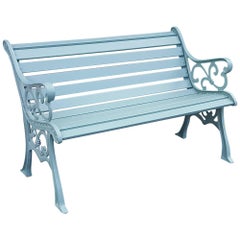 1930s Cast Iron Bench 7