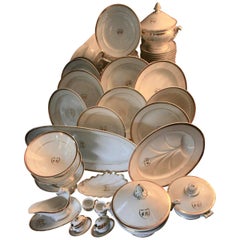 Porcelain Dining Set by Valentine, circa 1830