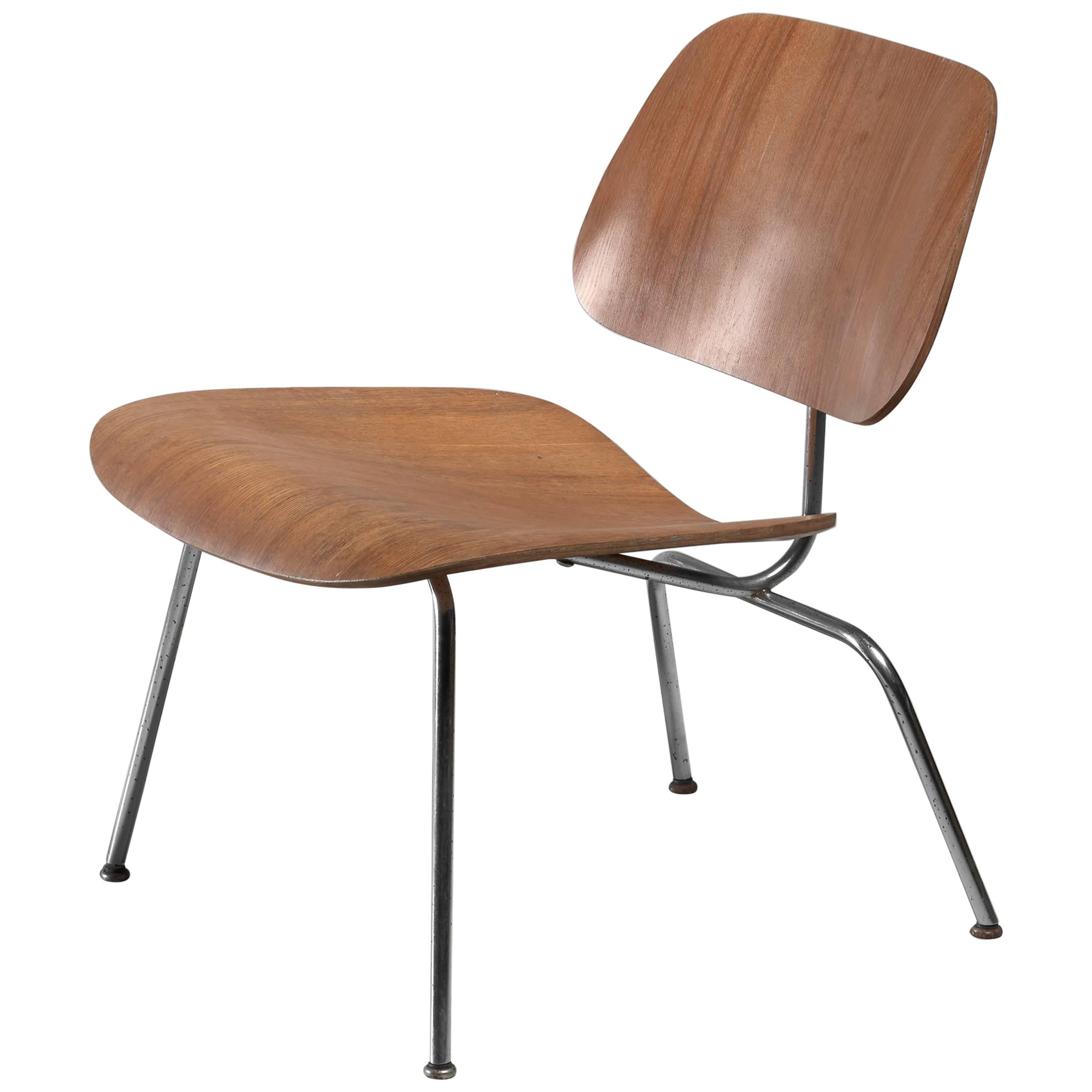LCM Chair in Walnut by Charles Eames for Herman Miller, 1950s
