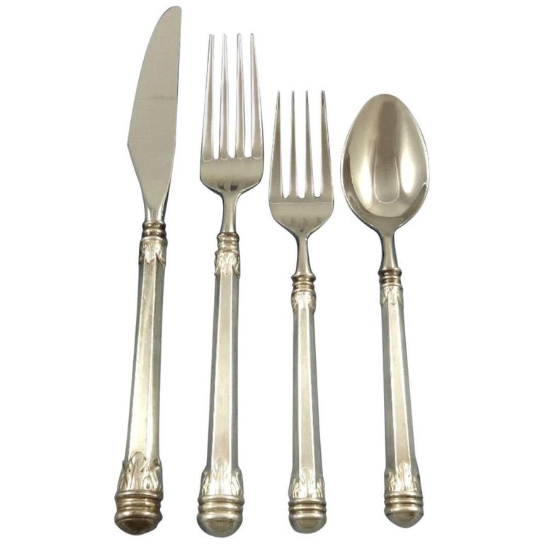 Olympia by Wallace ii Sterling Silver Flatware Set for 8 Service 34