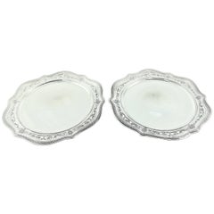 Vintage Pair of Dishes on Pedestals