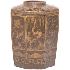 Chinese Glazed Pickling Pot, c. 1850
