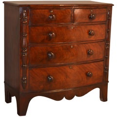 Antique 19th Century English Bowfront Chest