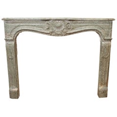 Antique Louis XV Marble Mantel 1
