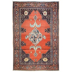 Early 20th Century Antique Persian Senneh Rug